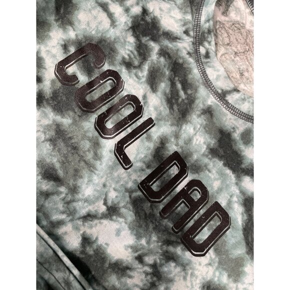 Cuddl Duds Tee and Bermuda Set Men Small Crewneck Short Sleeve Green Tie Dye NEW - Picture 4 of 8